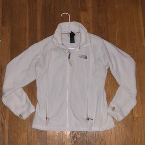 White NorthFace Fleece